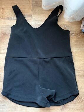 a new day Black Sleeveless Romper Jumpsuit